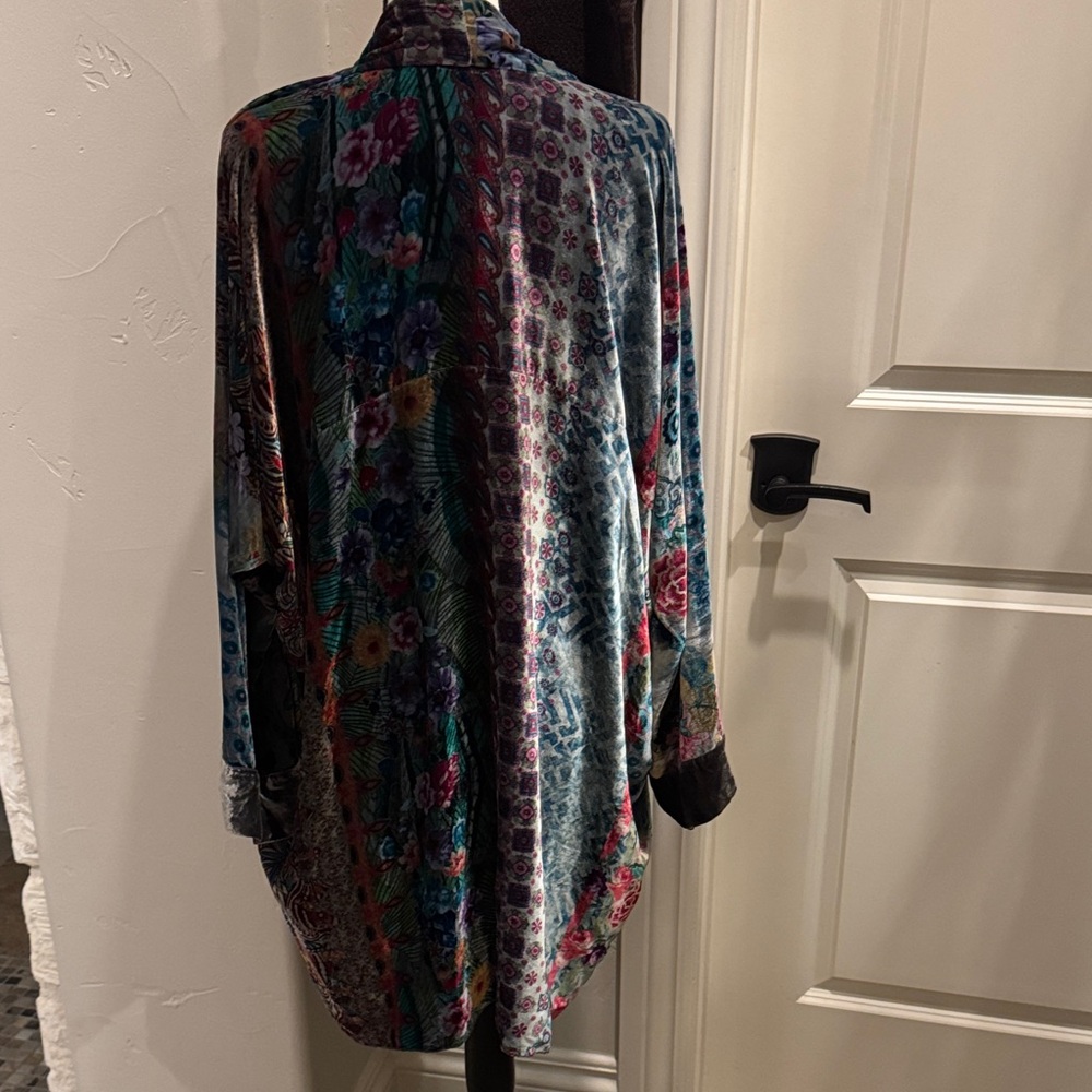 Johnny Was Multicolor Patterned Cardigan - Picture 8 of 16